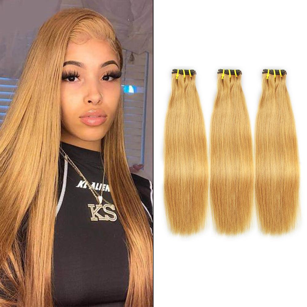 27 # Straight Fumi Hair 3 Bundels Haarweefsels