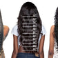 Nature Black Body Wave 13x4 T-Part Lace Frontal Remy Human Hair Wig