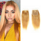 27# Straight Fumi Hair 4x4 Lace Closure Natural Black