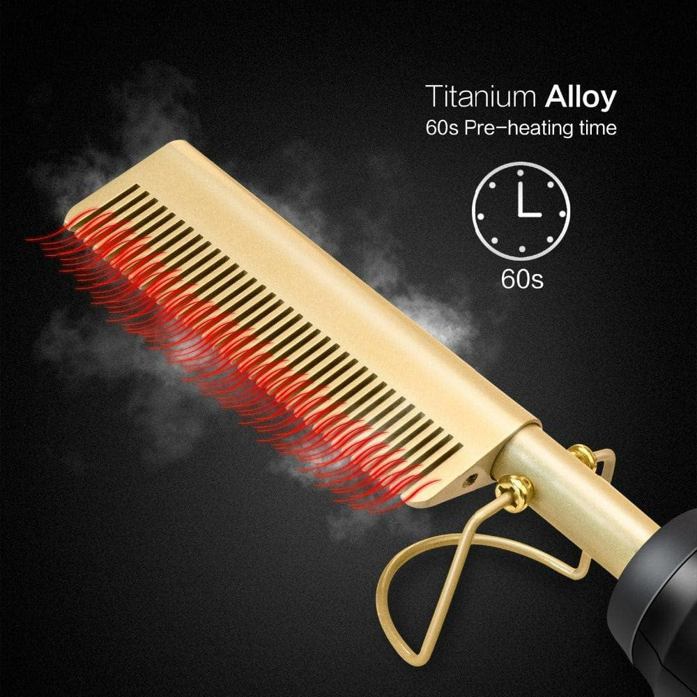 Hot Comb-Refresh Your Hair New Again