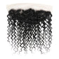 Deep Wave Remy Human Hair 3 Bundels met 13x4 Lace Frontal Natural Black