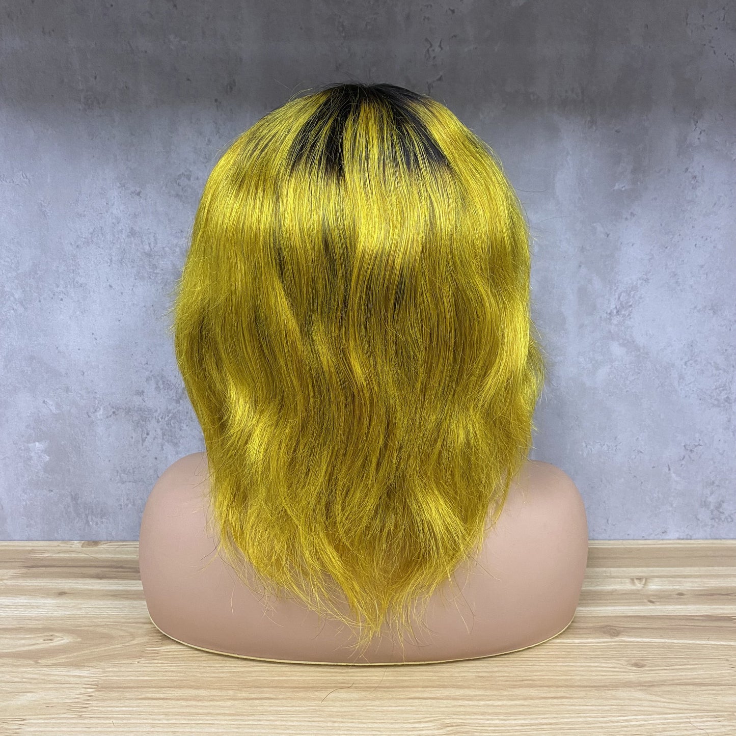 Special Color Lace Nature Wave Wigs Grade Human Hair