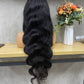 Nature 13x4 Lace Frontal Remy Human Hair Body Wave Long Hair Pruiken