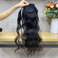 Nature Black Body Wave Remy Human Ponytail Hair