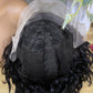 Special Texture Remy Human Hair Pixie Curly Short Hair Wig（Add Headband）