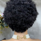 Special Texture Remy Human Hair Afro Curly Hair Wig