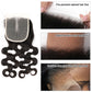 1b# Body Wave Fumi Hair 4x4 Vetersluiting Natuurlijk Zwart