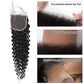 Deep Wave Remy Human Hair 3 Bundels Met 4x4 Vetersluiting Natuurlijk Zwart