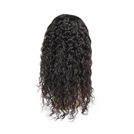 Natural Color Water Wave 13x4 Lace Frontal Wig
